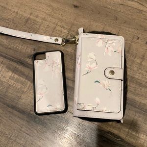 Mahalo wristlet and matching phone case